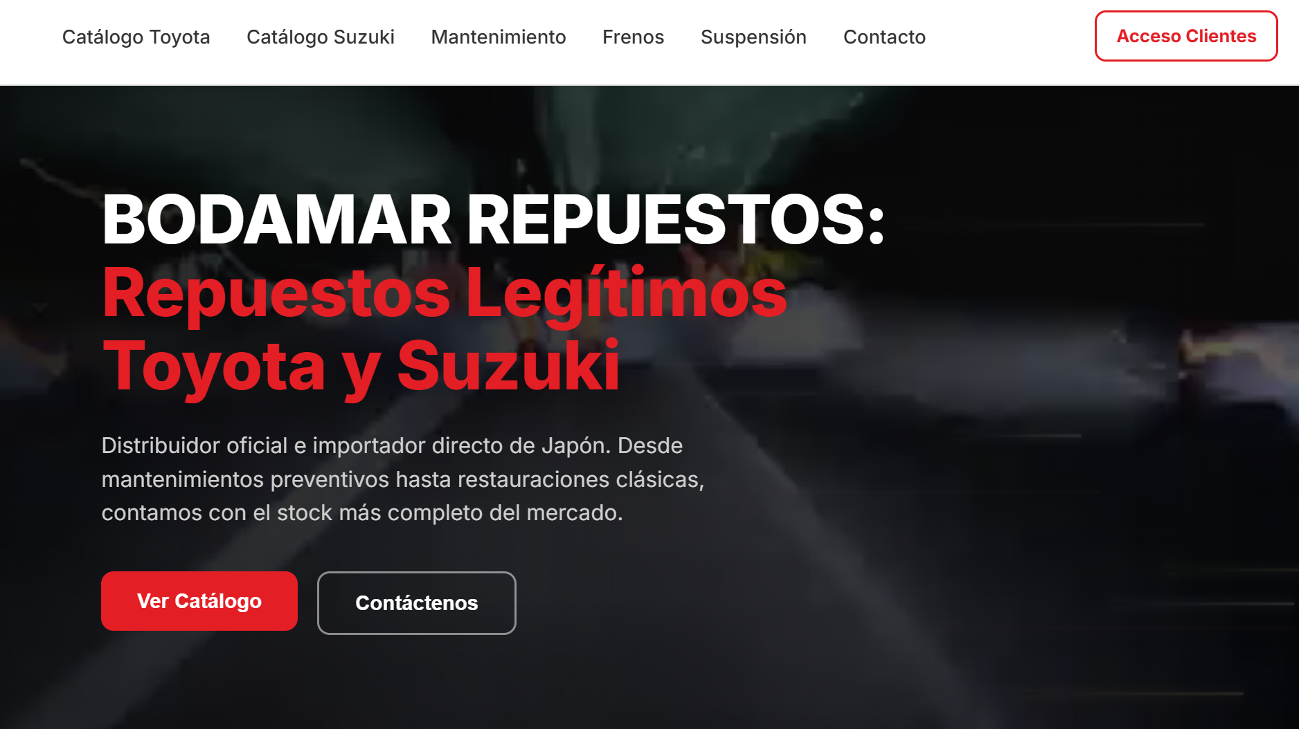 Hero del sitio