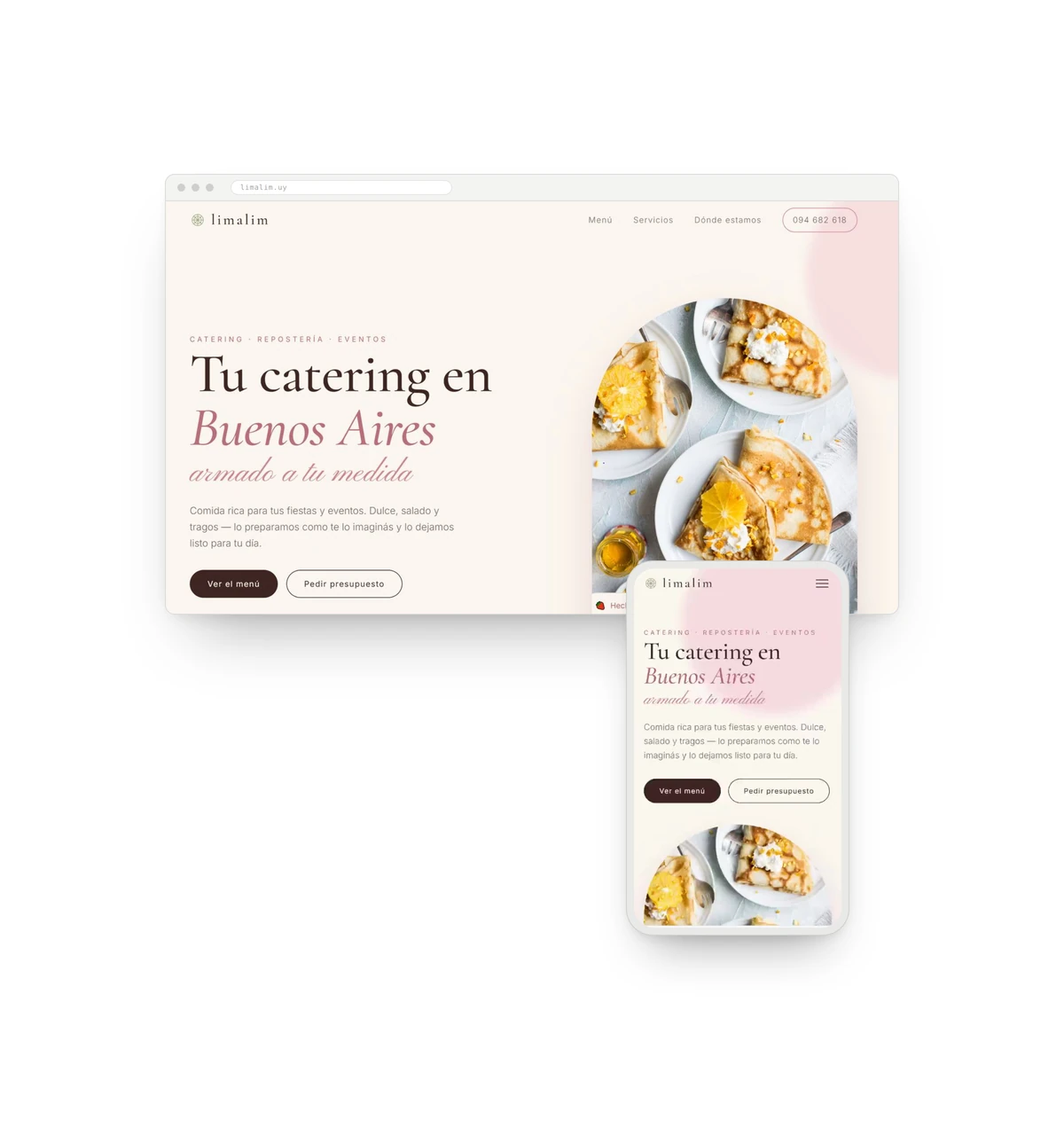 LIMALIM — sitio de catering