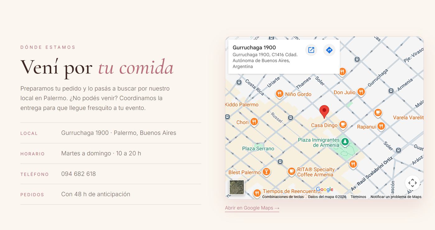 Dónde estamos, con mapa