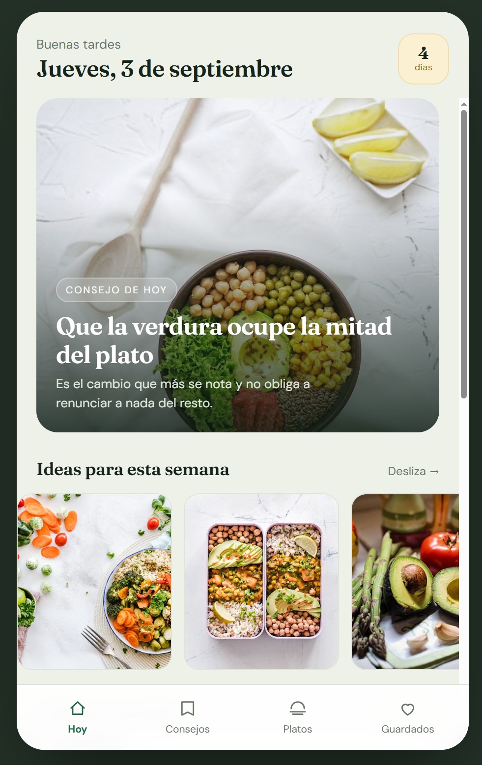 Pantalla Hoy