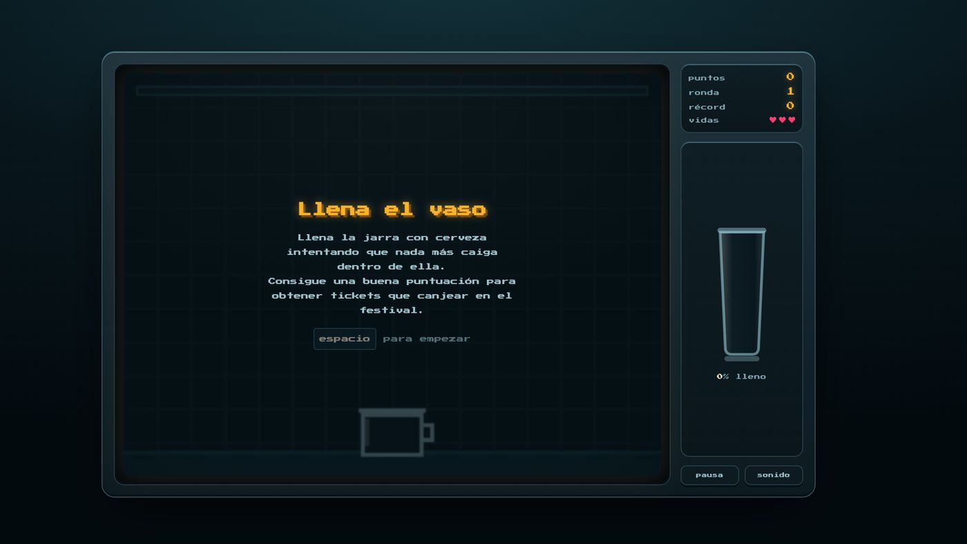 Pantalla de inicio