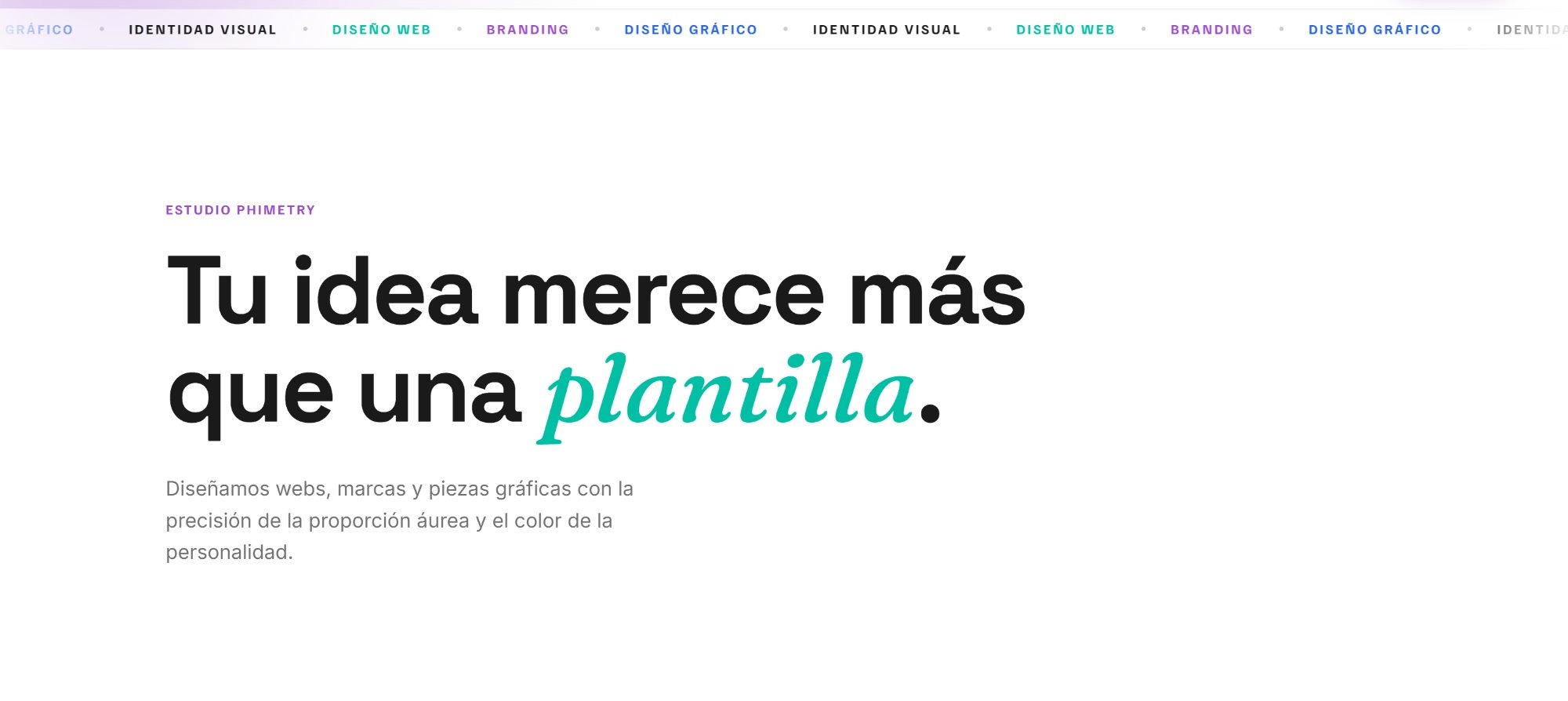 Sección manifiesto